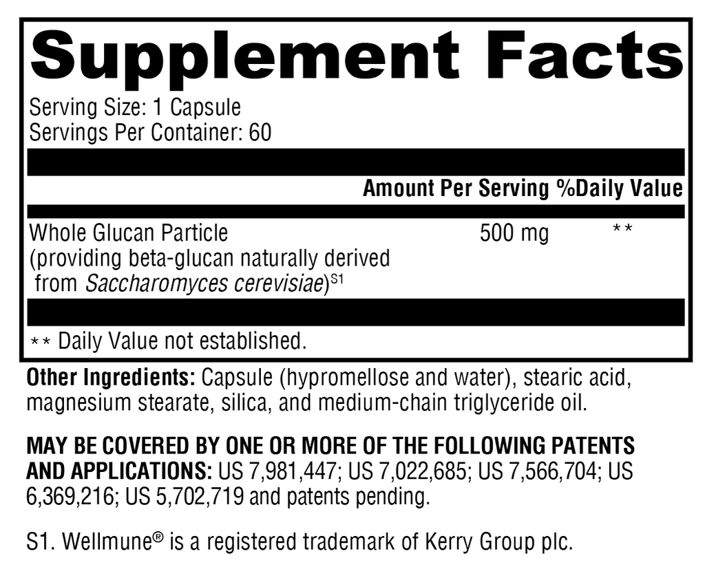 ImmunotiX 500™ supplement capsules by XYMOGEN®, showing a bottle of 60 capsules designed to support immune health.