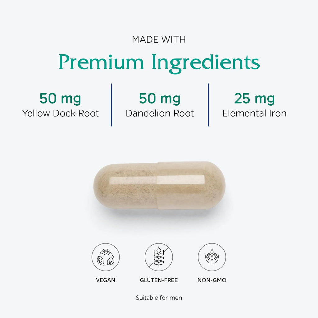 Iron Extra™ 60 Capsules - Vitanica - Healthspan Holistic