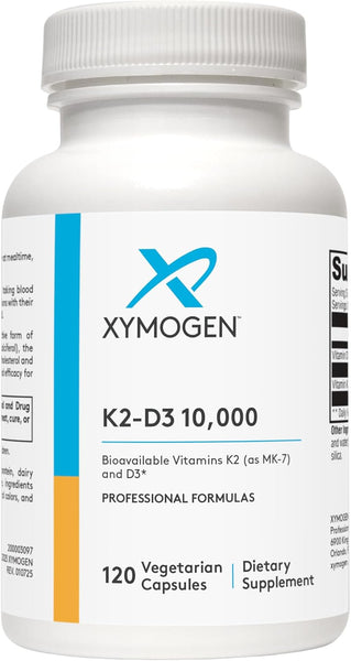 K2-D3 10,000 120 Capsules - XYMOGEN® - Healthspan Holistic