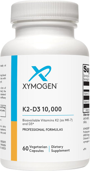 K2-D3 10,000 60 Capsules - XYMOGEN® - Healthspan Holistic