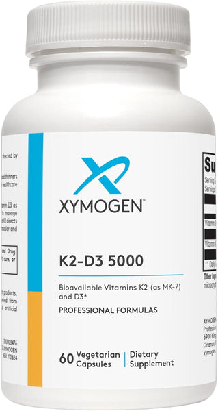 K2-D3 5000 60 Capsules - XYMOGEN® - Healthspan Holistic