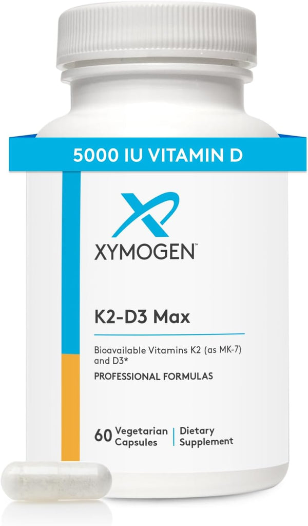 K2-D3 Max 60 Capsules - XYMOGEN® - Healthspan Holistic