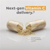 Liposomal Vitamin C supplement by Neurogan Health, showing the encapsulated capsules in a clear container.