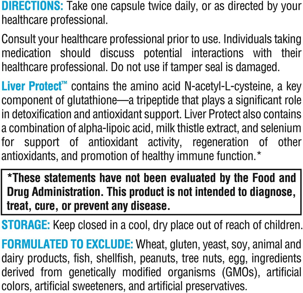 Liver Protect™ 60 Capsules - XYMOGEN® - Healthspan Holistic