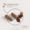 Neurogan Health Maca Root Capsules in a bottle, showing the supplement capsules for energy and vitality.