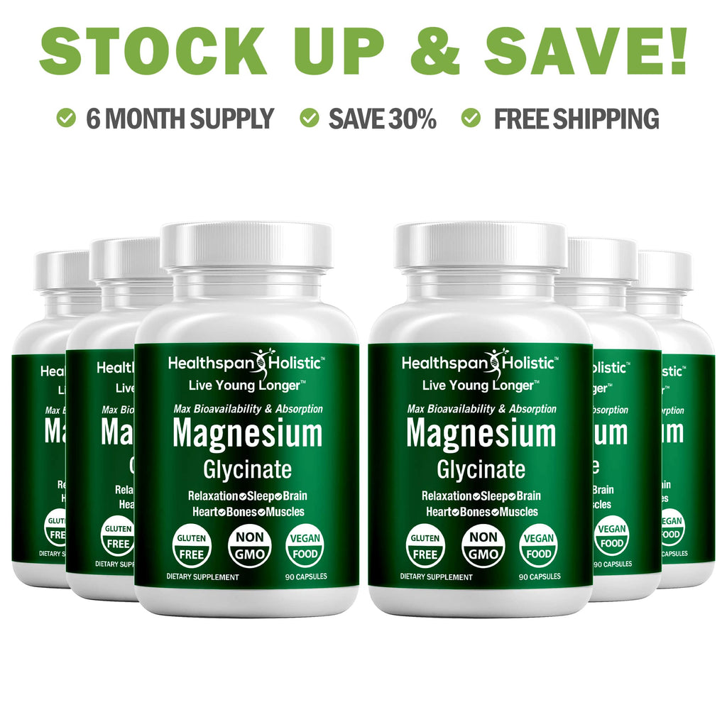 Hi-Absorb Magnesium Glycinate 90 Capsules - Healthspan Holistic