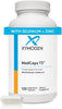 XYMOGEN MedCaps T3™ 120 capsules bottle with label and capsules visible. Nutritional supplement for thyroid support.