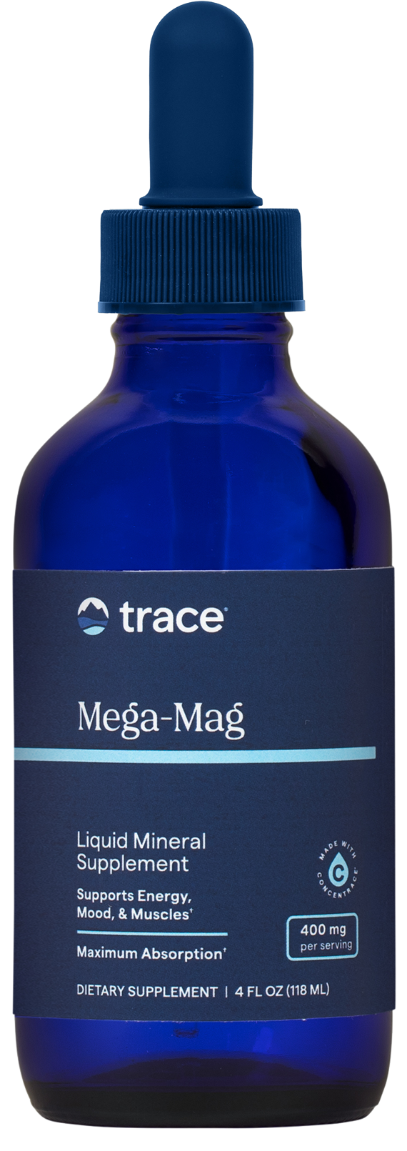Mega-Mag 400mg 4 fl oz | Natural Liquid Magnesium Supplement