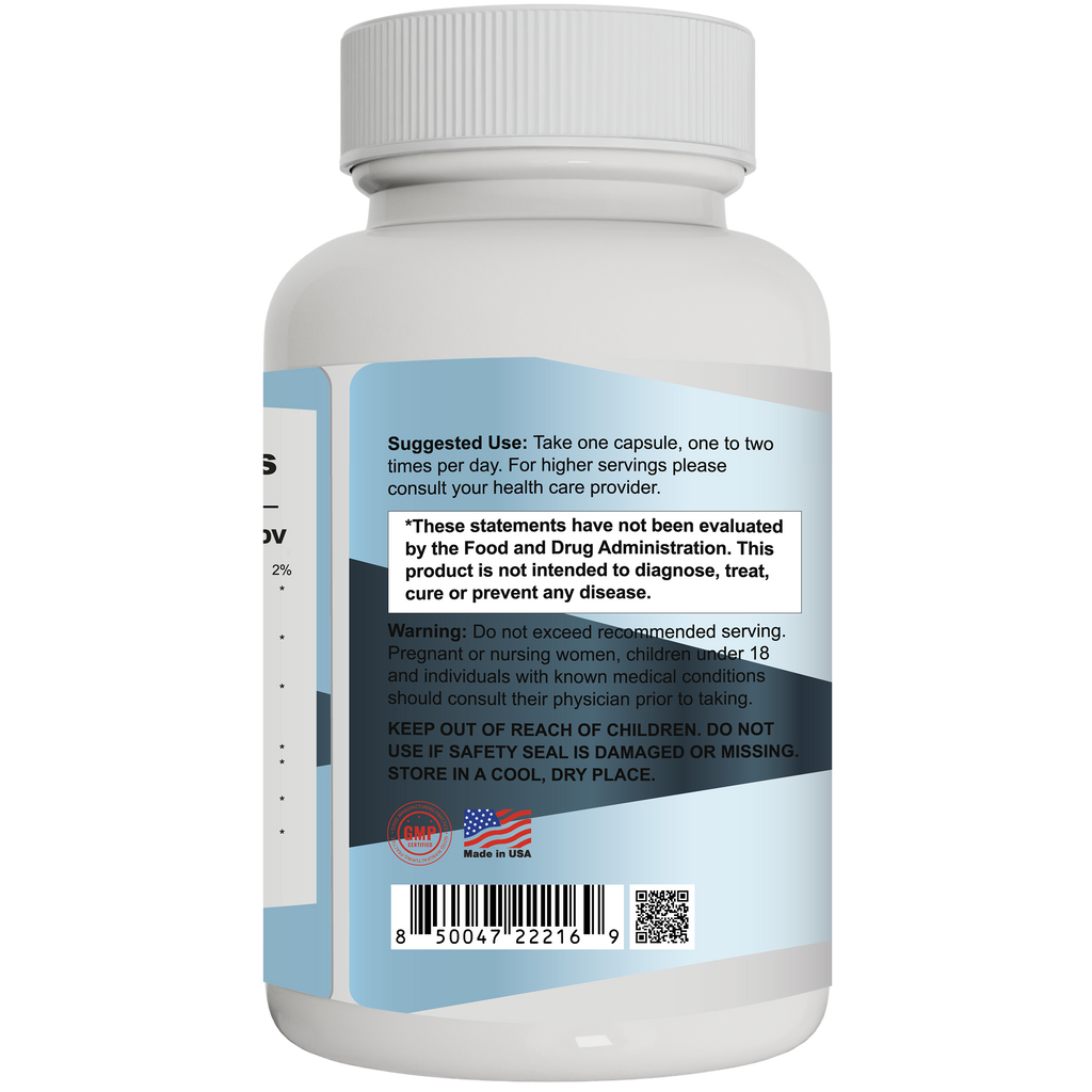 Mockup of Gut Feeling Peptides Capsules by Integrative Peptides showing the supplement bottle and label.