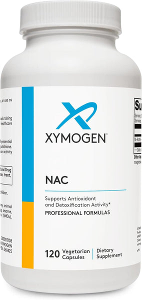 NAC 120 Capsules - XYMOGEN® - Healthspan Holistic