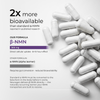 Neurogan Health NMN Capsules 900mg bottles showing white capsules in a clear container, supplement for energy and anti-aging.