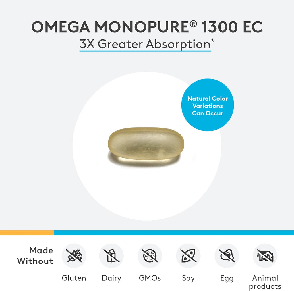 Omega MonoPure® 1300 EC 60 Softgels - XYMOGEN® - Healthspan Holistic