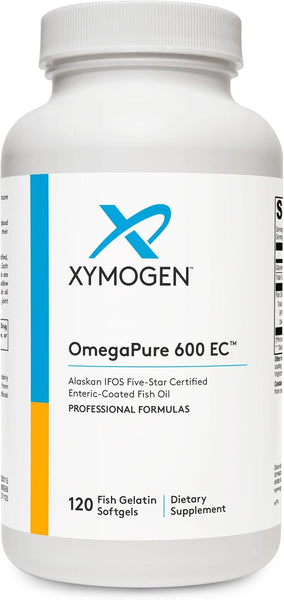 OmegaPure 600 EC™ 120 Softgels - XYMOGEN® - Healthspan Holistic