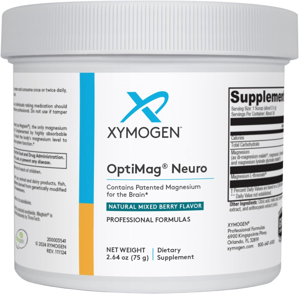 OptiMag® Neuro Mixed Berry 30 Servings - XYMOGEN® - Healthspan Holistic