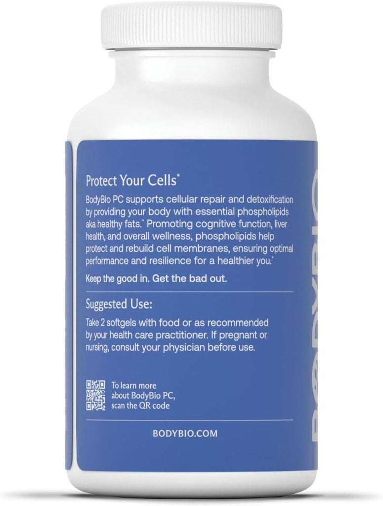 PC 100 Softgels - BodyBio - Healthspan Holistic