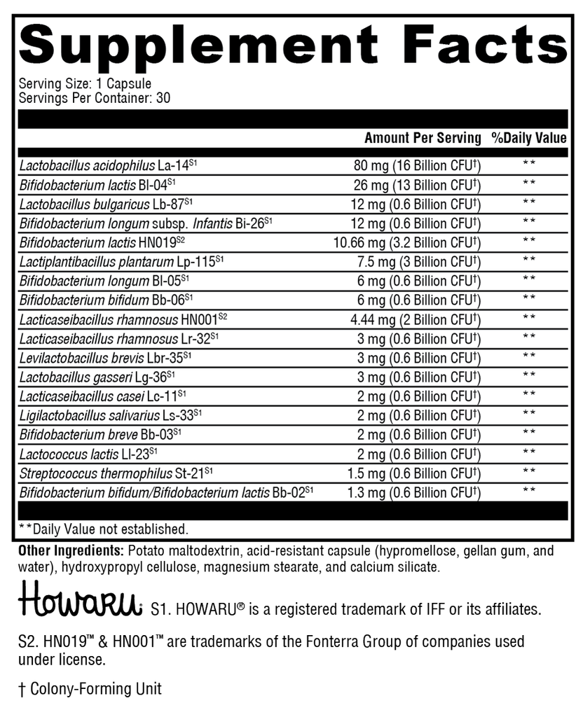 ProbioMax® Complete DF 30 Capsules - XYMOGEN® - Healthspan Holistic