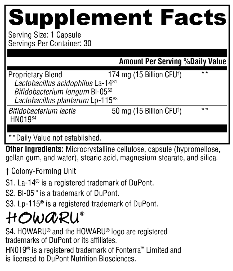 ProbioMax® Daily 30B 30 Capsules - XYMOGEN® - Healthspan Holistic