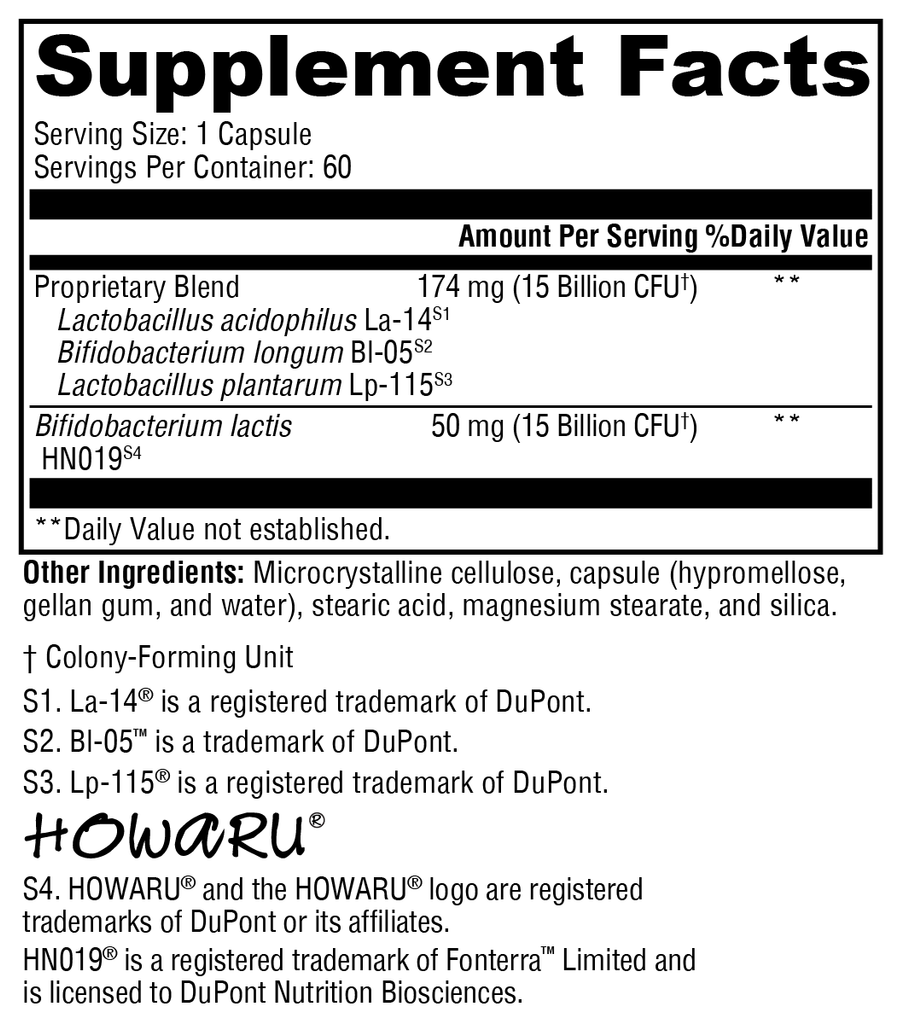 ProbioMax® Daily 30B 60 Capsules - XYMOGEN® - Healthspan Holistic