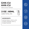 Neurogan Health AHK-CU + GHK-CU Hair Serum Pro bottle with dropper for scalp and hair care, vitamin and supplement formula.
