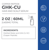 Neurogan Health GHK-Cu Copper Peptide Hair & Scalp Serum bottle with dropper and product label on a white background.