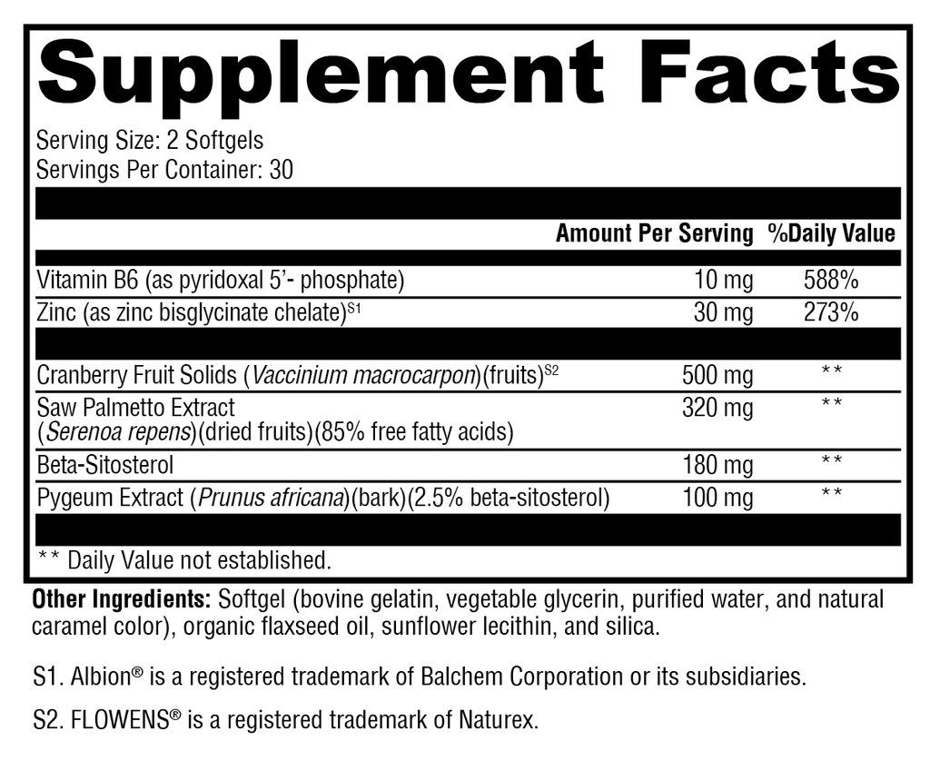 Prostate FLO™ 60 Softgels - XYMOGEN® - Healthspan Holistic