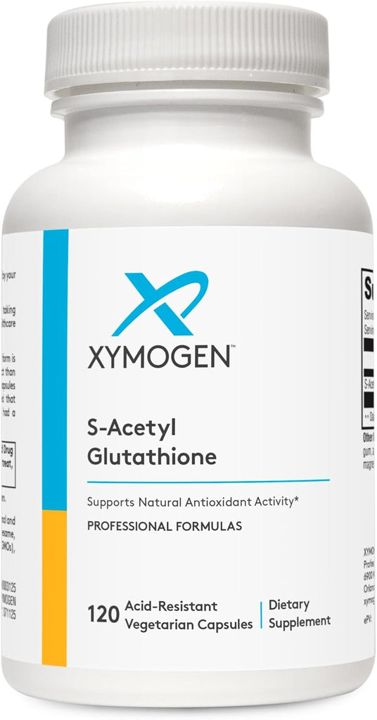 S-Acetyl Glutathione 120 Capsules - XYMOGEN® - Healthspan Holistic