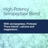 Enzyme Science Serrapeptase Pro 120 capsules bottle with label, dietary supplement for inflammation and health support.