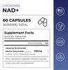 Liposomal NAD+ capsules from Neurogan Health, showing supplement facts label for vitamins and supplements.