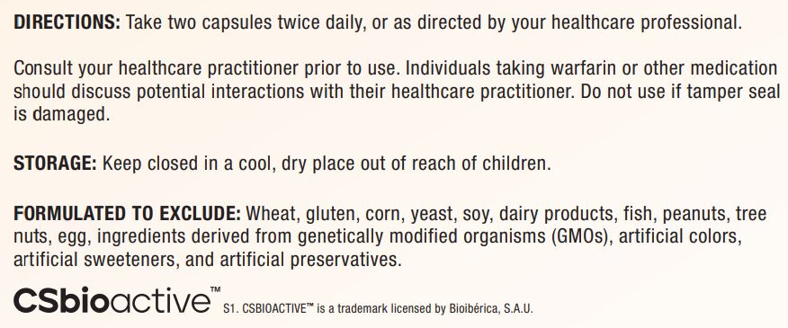 SynovX® Recovery 120 Capsules - XYMOGEN® - Healthspan Holistic