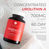 Neurogan Health Urolithin A capsules displayed in a bottle, showcasing supplement capsules for health and wellness.