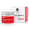 Neurogan Health Urolithin A Powder in a jar with a matching box, vitamin supplement for health and wellness.