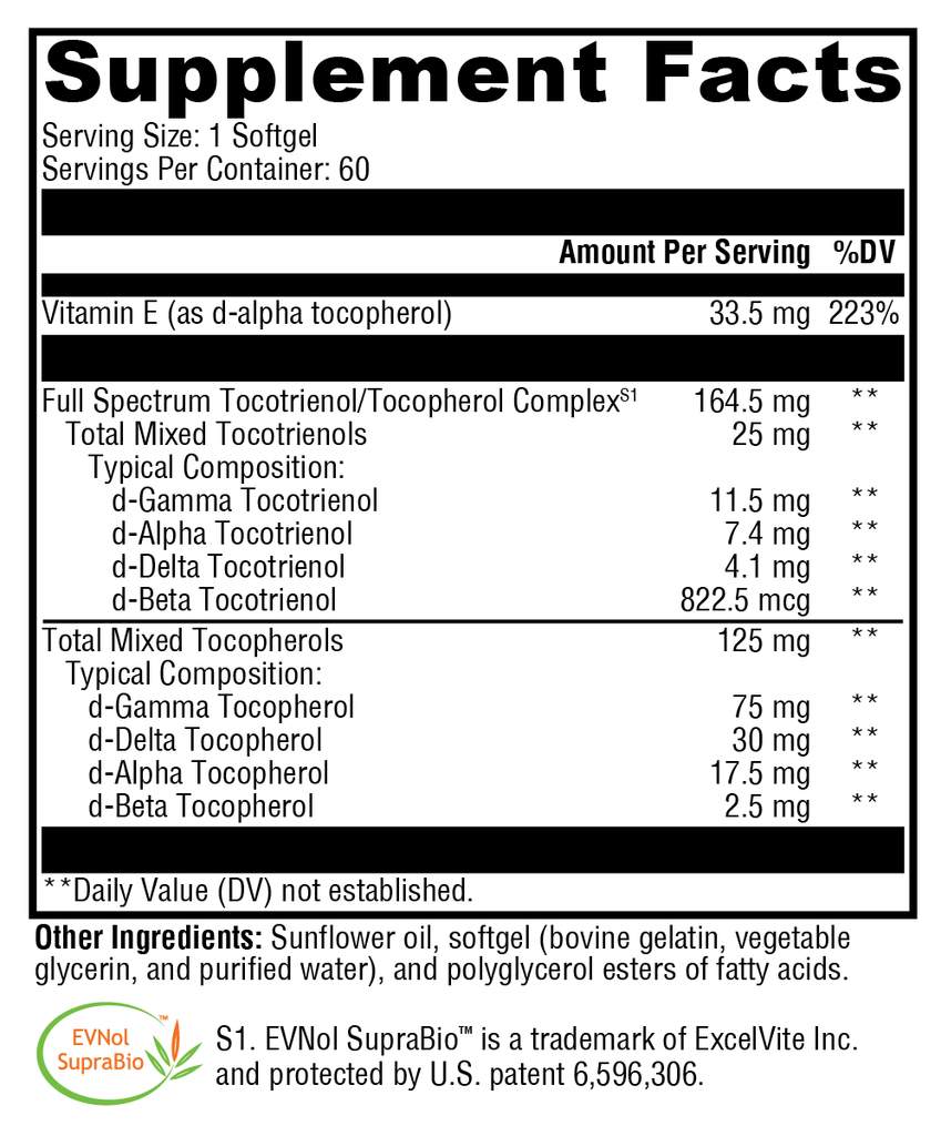 Xcellent E™ 60 Softgels - XYMOGEN® - Healthspan Holistic