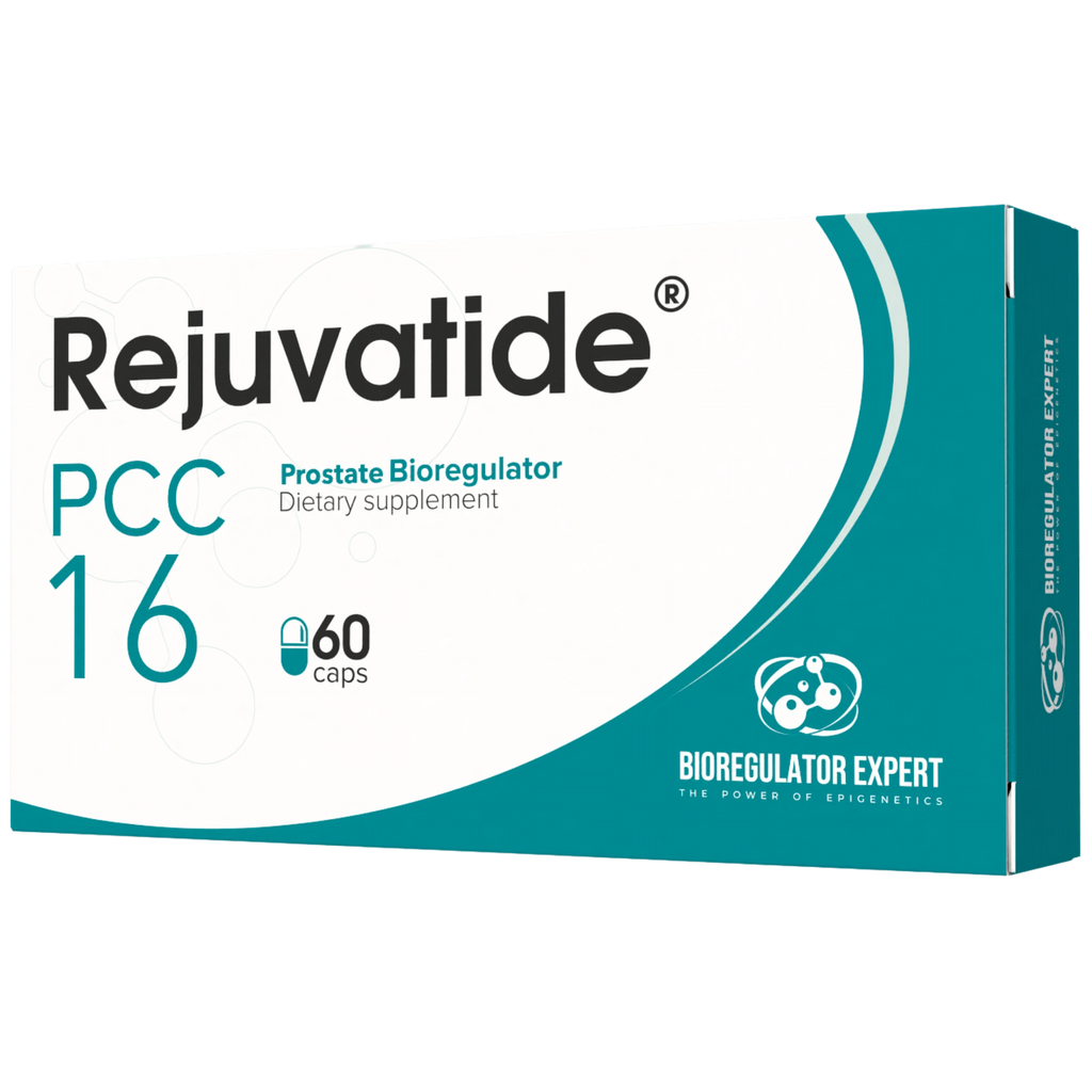 Front view of Integrative Peptides Prostate PCC 16 bioregulators packaging, showing the product label and design.