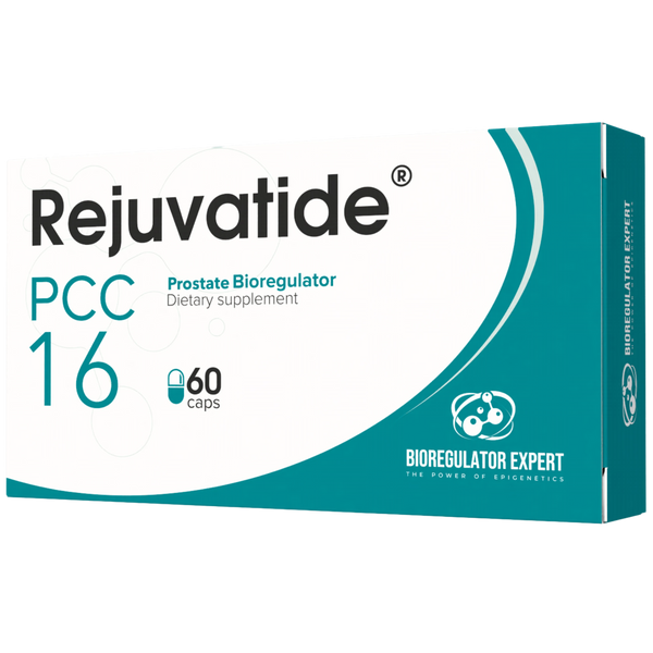 Front view of Integrative Peptides Prostate PCC 16 bioregulators packaging, showing the product label and design.